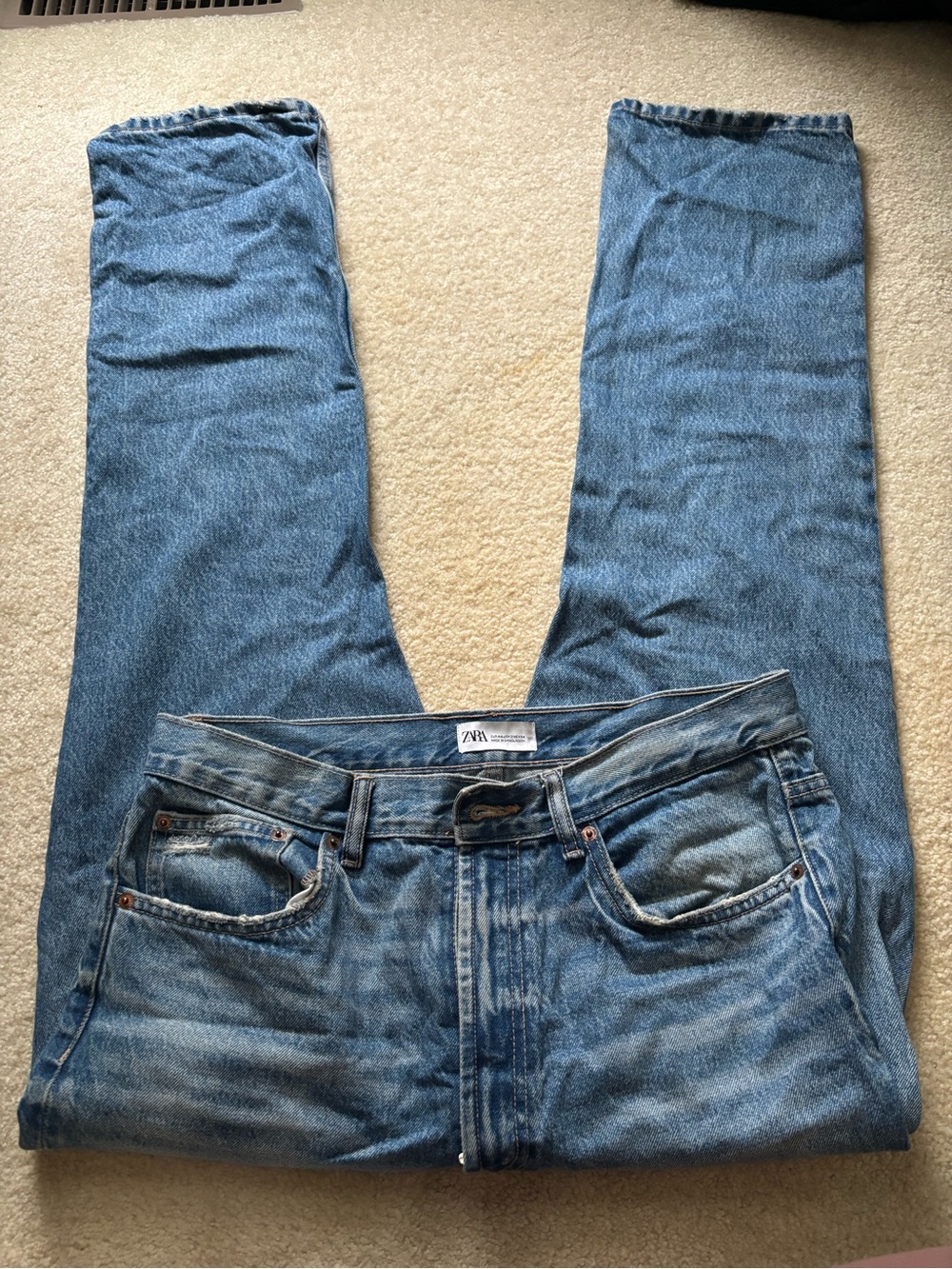 Zara Blue Denim Jeans
